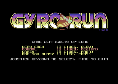 Gyro Run - Screenshot - Game Select Image