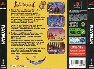 Rayman - Box - Back Image