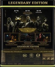 Injustice 2: Legendary Edition - Fanart - Box - Back