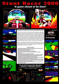Stunt Racer 2000 - Advertisement Flyer - Front Image