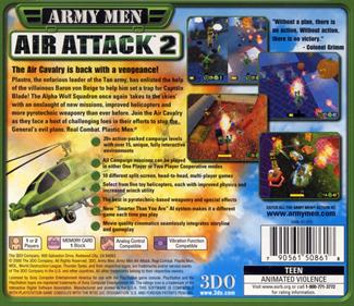 Army Men: Air Attack 2 - Box - Back Image