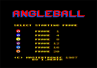 Angle Ball - Screenshot - Game Select Image