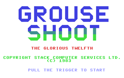 Grouse Shoot: The Glorious Twelfth - Screenshot - Game Title Image