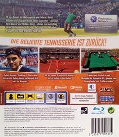 Virtua Tennis 2009 - Box - Back Image