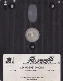 Alex Higgins' World Snooker - Disc Image
