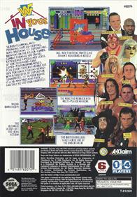 WWF In Your House - Box - Back Image