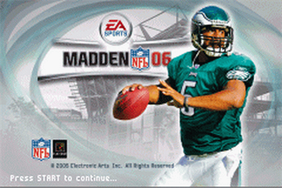 Madden NFL 06 - Screenshot - Game Title Image