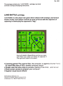 Land Battle - Box - Back Image
