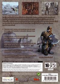 The Elder Scrolls III: Bloodmoon - Box - Back Image