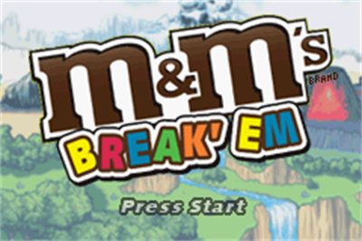 M&M's Break 'Em - Screenshot - Game Title Image