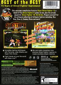 Street Fighter Anniversary Collection - Box - Back Image