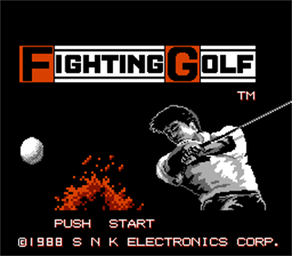 Lee Trevino's Fighting Golf - Screenshot - Game Title Image