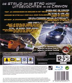 Need for Speed: Carbon - Box - Back Image