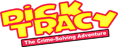 Dick Tracy: The Crime Solving Adventure - Clear Logo Image