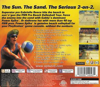 Power Spike: Pro Beach Volleyball - Box - Back Image