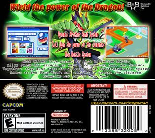 Mega Man Star Force: Dragon - Box - Back Image