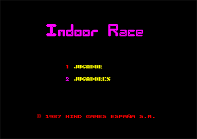 Indoor Race - Screenshot - Game Select Image