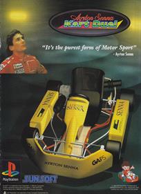 Ayrton Senna Kart Duel - Advertisement Flyer - Front Image