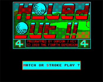 Holed Out!! - Screenshot - Game Title Image
