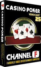 Videocart-25: Casino Poker - Box - 3D Image