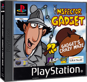 Inspector Gadget: Gadget's Crazy Maze - Box - 3D Image
