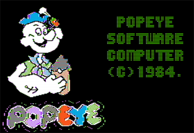 Popeye - Screenshot - Game Title Image