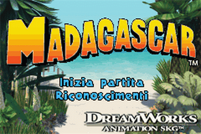 Madagascar - Screenshot - Game Title Image