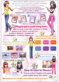 Love And Berry: 3rd-5th Collection - Advertisement Flyer - Back Image