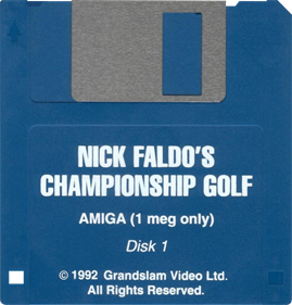 Nick Faldo's Championship Golf - Disc Image