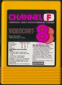 Videocart-8: Magic Numbers - Cart - Front Image