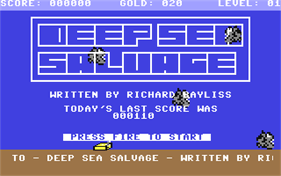 Deep Sea Salvage - Screenshot - Game Title Image