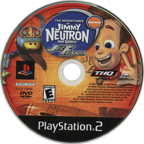 The Adventures of Jimmy Neutron Boy Genius: Jet Fusion - Disc Image