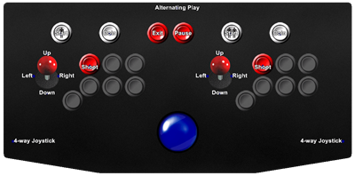 Tomahawk 777 - Arcade - Controls Information Image