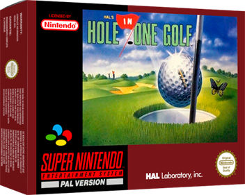 HAL's Hole in One Golf - Box - 3D Image