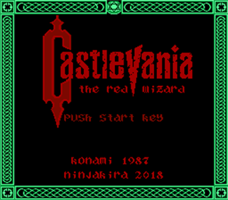 Castlevania: The Red Wizard - Screenshot - Game Title Image