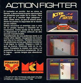 Action Fighter - Box - Back Image