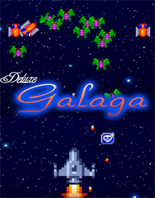 Deluxe Galaga - Box - Front - Reconstructed Image