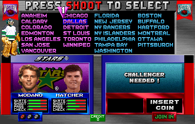 2 on 2 Open Ice Challenge - Screenshot - Game Select Image
