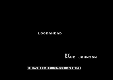 Lookahead - Screenshot - Game Title Image