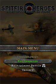 Spitfire Heroes: Tales of the Royal Air Force - Screenshot - Game Select Image