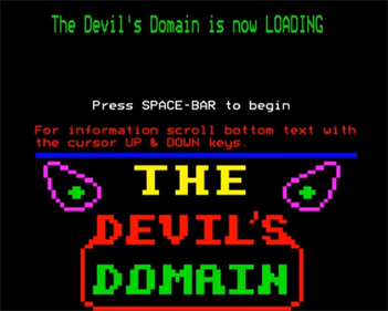 The Devil's Domain - Screenshot - Game Title Image