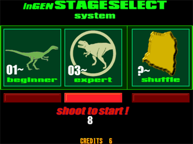 The Lost World: Jurassic Park - Screenshot - Game Select Image