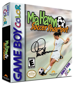Mia Hamm Soccer Shootout - Box - 3D Image