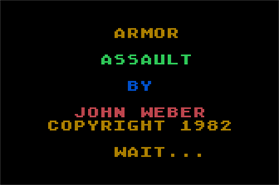 Armor Assault - Screenshot - Game Title Image