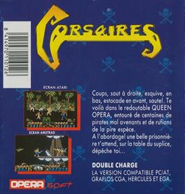 Corsarios - Box - Back Image