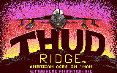 Thud Ridge: American Aces in 'Nam - Screenshot - Game Title Image