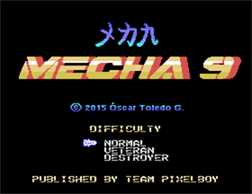 Mecha-9 - Screenshot - Game Title Image