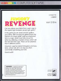 Junior's Revenge - Box - Back Image