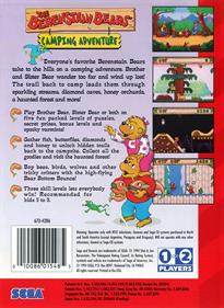 The Berenstain Bears' Camping Adventure - Box - Back Image