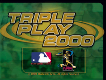 Triple Play 2000 - Screenshot - Game Title Image